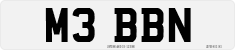 License plate of the United Kingdom, 1983 year system