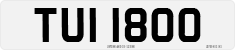License plate of the United Kingdom, Northern Ireland (1966)
