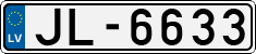 License plate of Latvia, Regular car plates