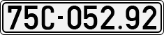 License plate of Vietnam, Cars