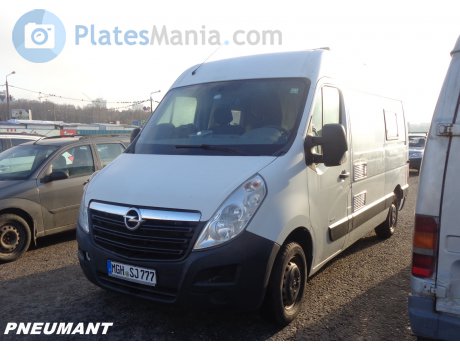MGH SJ 777, Opel Movano