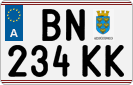 License plate of Austria, Regular plates