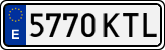 License plates of Spain, Ordinary (2000)