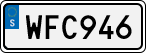 License plate of Sweden, Regular plates