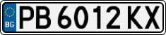 License plate of Bulgaria, Cars