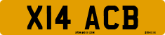 License plate of the United Kingdom, 1983 year system