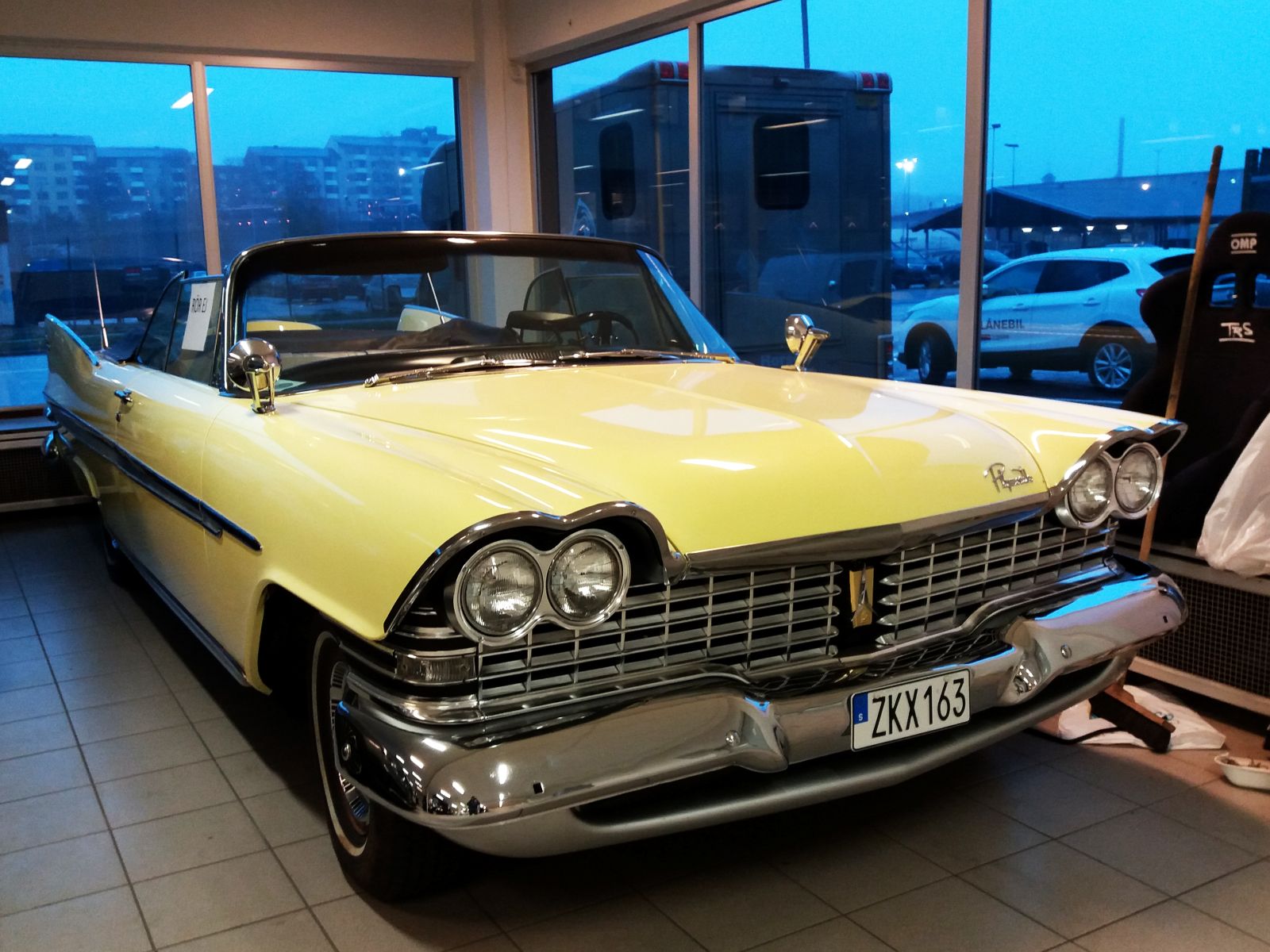 ZKX 163, Plymouth Belvedere 3rd gen 1959 2-door Convertible (MP1/MP2), facelift, 1959–1960