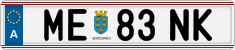 License plate of Austria, Regular plates