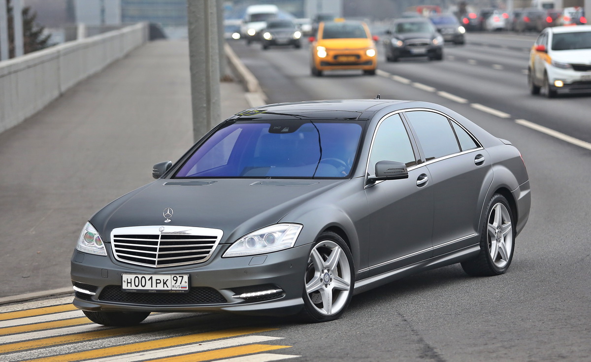 н 001 рк 97, Mercedes-Benz S-Klasse 7th gen (W221/V221), 2005–2013