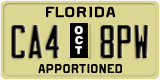 Florida, Apportioned (A12 34B)