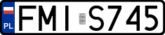License plates of Poland, Regular car plates