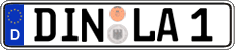 German license plate, Regular plates