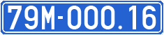 License plate of Vietnam, Government and public administrations