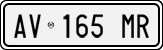 License plate of Italy, Cars (1994 year series)