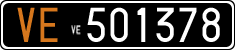 License plate of Italy, Cars (1927 year series)