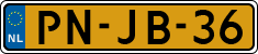 License plate of the Netherlands, Cars