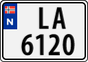 License plate of Norway, Trailers, motorcycles, special vehicles