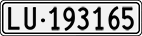 License plate of Switzerland, Cars