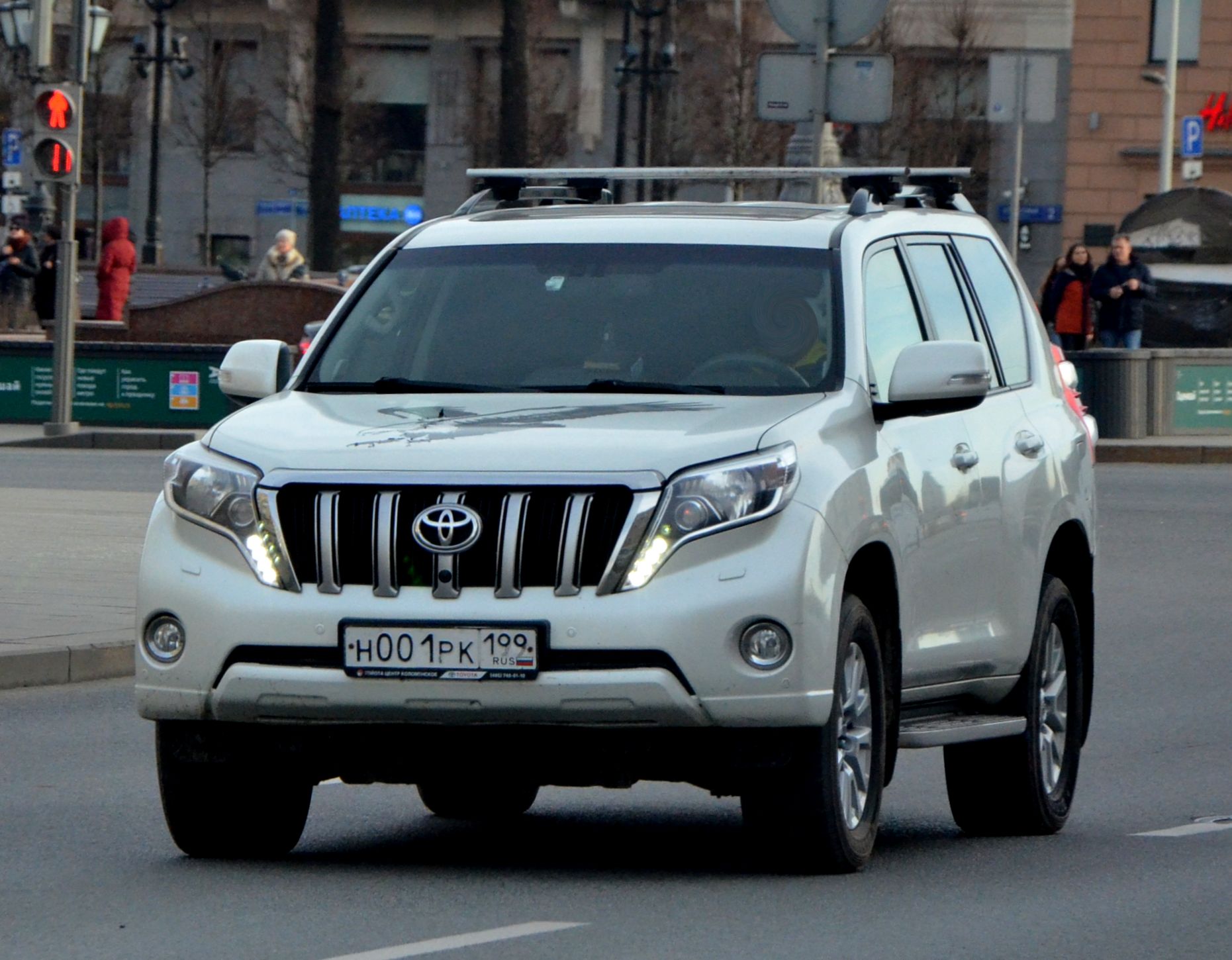 н 001 рк 199, Toyota Land Cruiser Prado 4th gen 5-door SUV (J150), 1st facelift, 2013–2017
