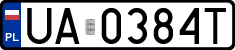 License plates of Poland, Military