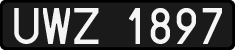 License plates of Poland, 1976 year system