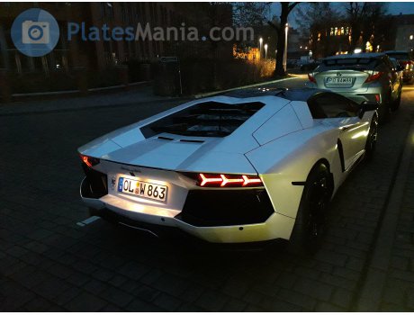 OL W 863, Lamborghini Aventador