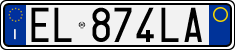 License plate of Italy, Cars (1994 year series)