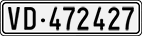 License plate of Switzerland, Cars