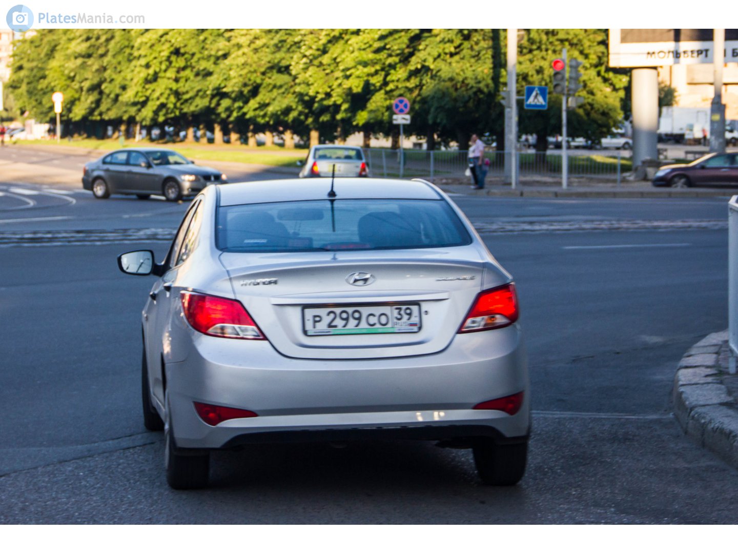 р 299 со 39, Hyundai Solaris 1st gen Sedan (RB), facelift, 2014–2017