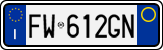 License plate of Italy, Cars (1994 year series)