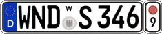 German license plate, Transferable license plates