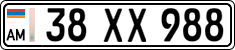 License plate of Armenia, Private owners