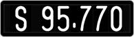 License plate of Austria, 1947 year system