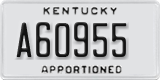 Kentucky, Apportioned (A12345)