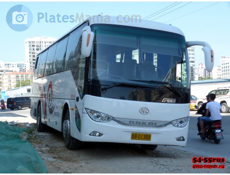 琼B·0138X, Ankai HFF6109