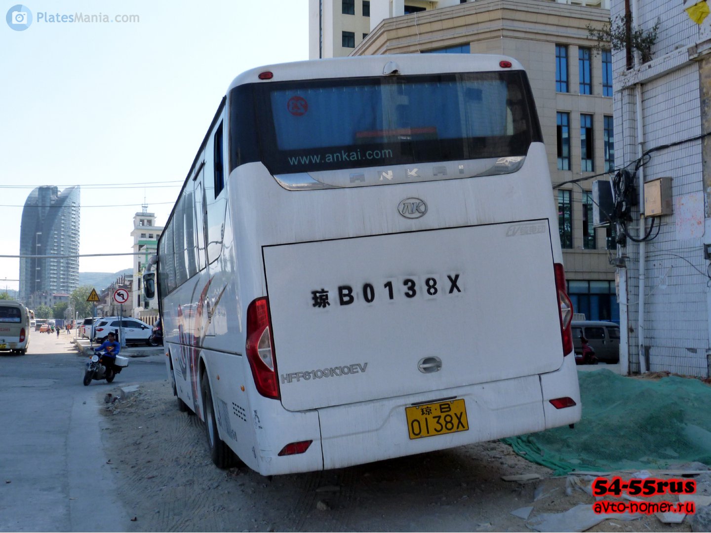 琼B·0138X, Ankai HFF6109 