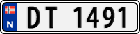 License plate of Norway, Trailers, motorcycles, special vehicles