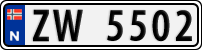 License plate of Norway, Trailers, motorcycles, special vehicles