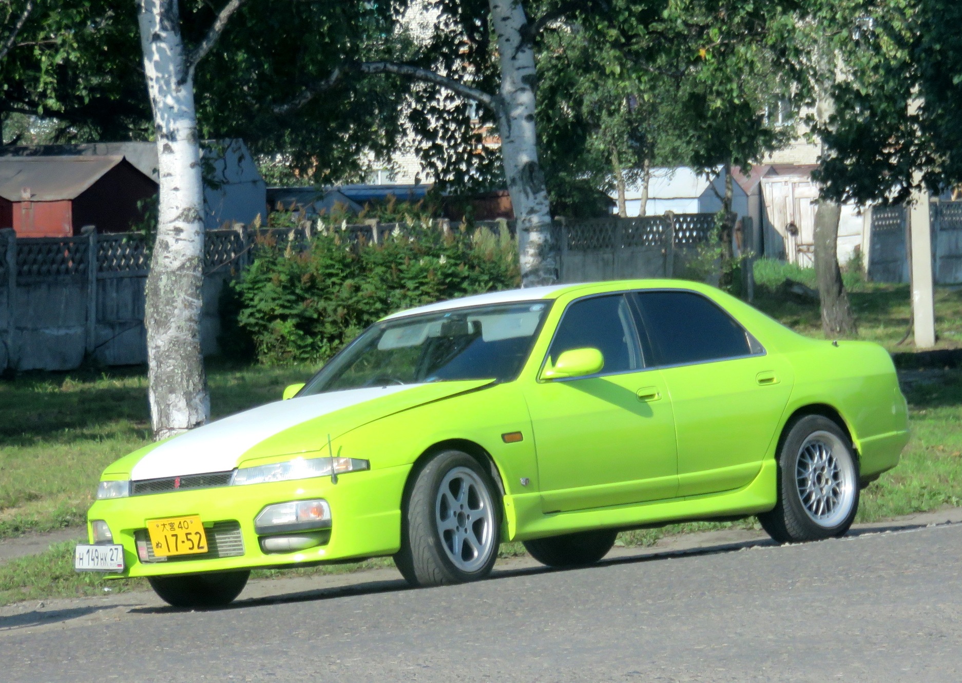 大宮 40 ぬ 1752, License plate without vehicle 