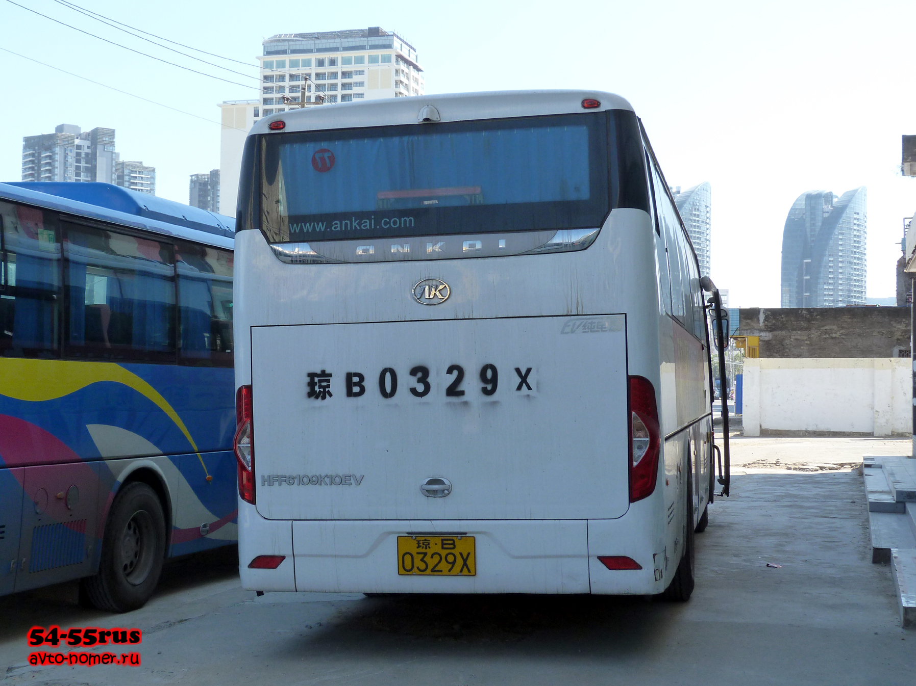 琼B·0329X, Ankai HFF6109 