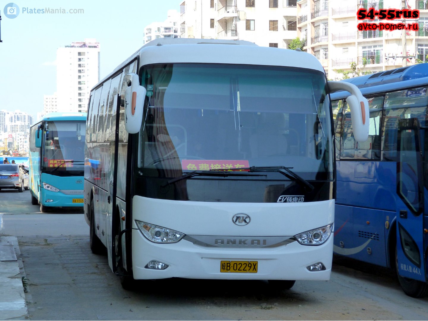 琼B·0229X, Ankai HFF6109 