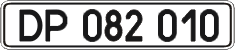 License plate Ukraine, Diplomatic