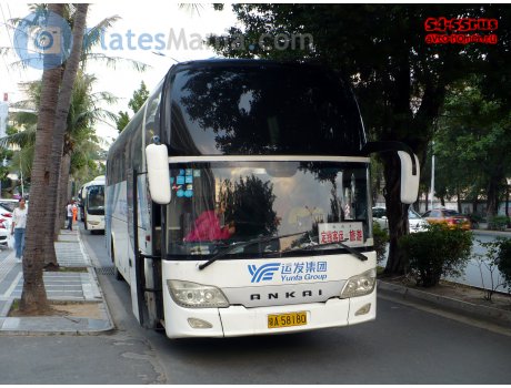 琼A·58180, Ankai HFF6124