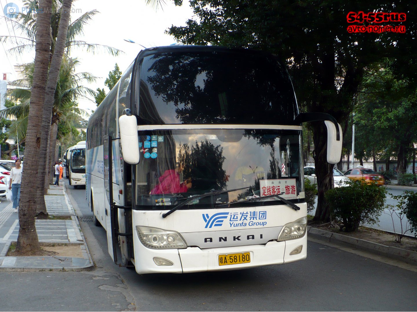 琼A·58180, Ankai HFF6124 