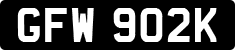 License plate of the United Kingdom, 1963 year system