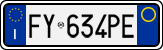 License plate of Italy, Cars (1994 year series)