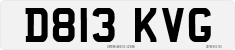 License plate of the United Kingdom, 1983 year system
