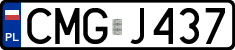 License plates of Poland, Regular car plates