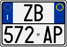 License plate of Italy, Cars (1994 year series)