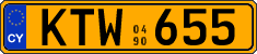 License plate of Cyprus, Commercial vehicles